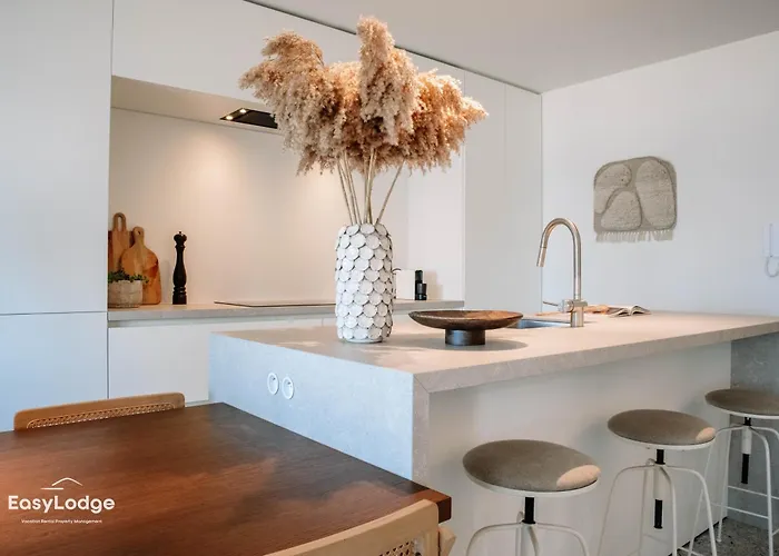 Stijlvol Met Terras En Panoramisch Zeezicht